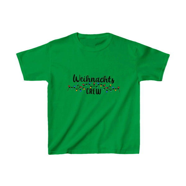 Unisex Baumwoll-T-Shirt für Kinder "Weihnachtscrew"-FaceeCo