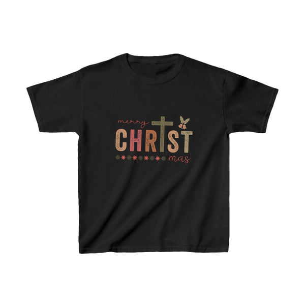 Unisex Baumwolle T-Shirt für Kinder "Merry Christmas"-FaceeCo