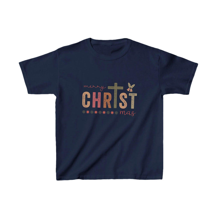 Unisex Baumwolle T-Shirt für Kinder "Merry Christmas"-FaceeCo