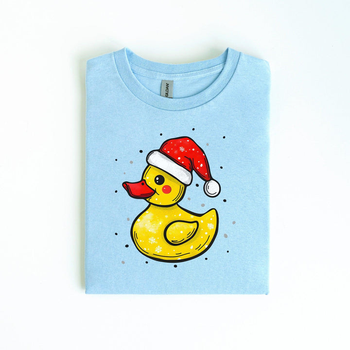 Weihnachts-Quietscheente-Shirt | Lustiges Tier-Weihnachtsshirt-FaceeCo