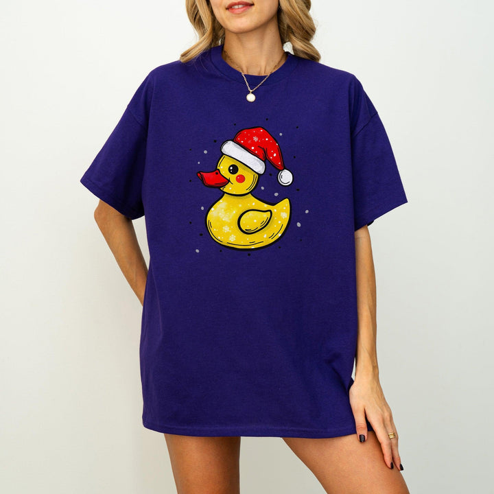 Weihnachts-Quietscheente-Shirt | Lustiges Tier-Weihnachtsshirt-FaceeCo