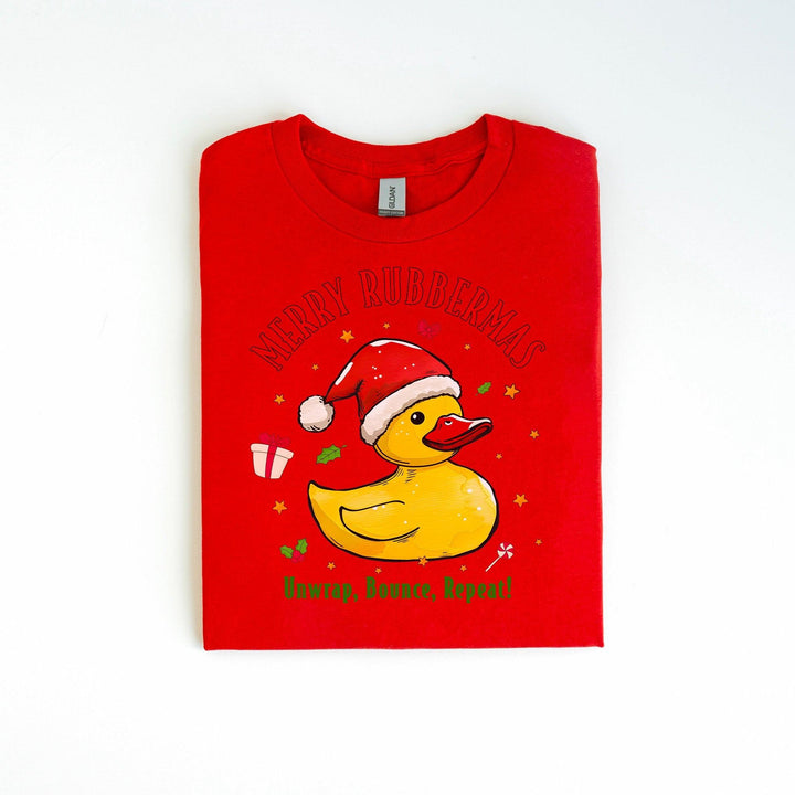 Weihnachts-Quietscheente T-Shirt | Lustiges Geschenk für Entenliebhaber-FaceeCo