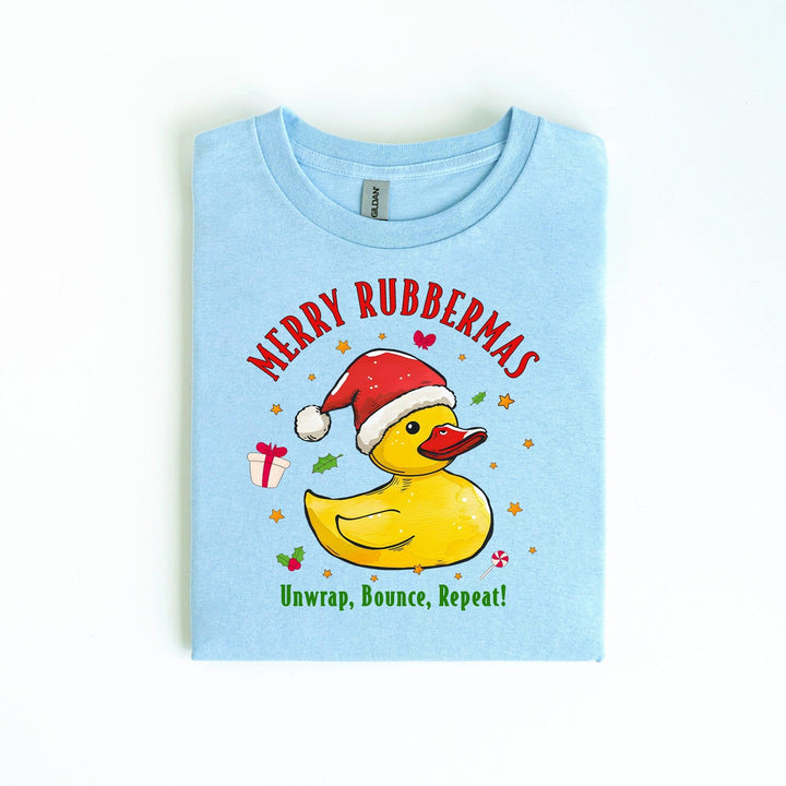 Weihnachts-Quietscheente T-Shirt | Lustiges Geschenk für Entenliebhaber-FaceeCo