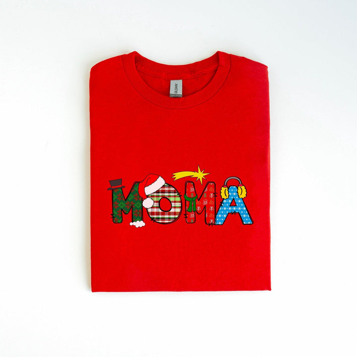 Weihnachts-Shirt mit personalisiertem Namen-FaceeCo