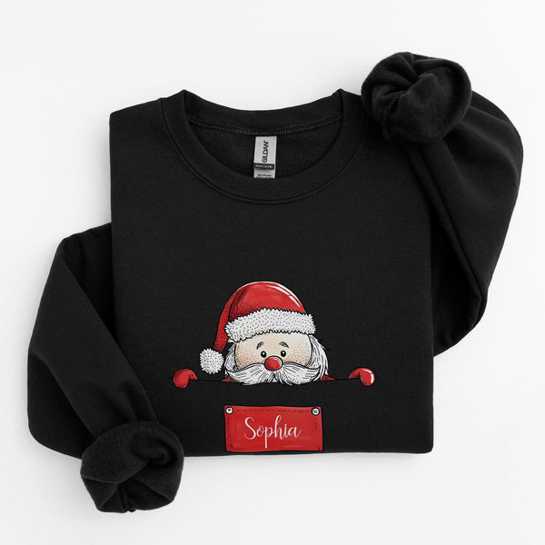 Weihnachtsmann Pullover mit Wunschname | Personalisierter Weihnachts Pullover-FaceeCo