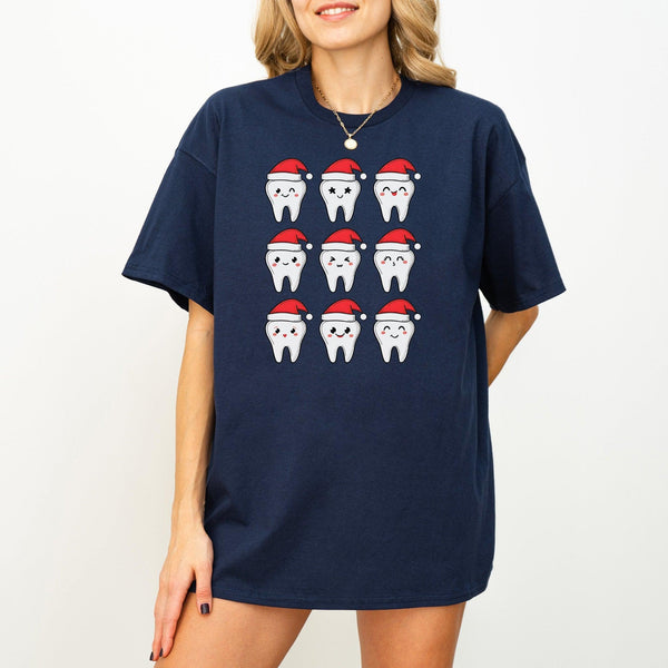 Weihnachtszahn-Shirt | Ideales Geschenk für Zahnärzte-FaceeCo