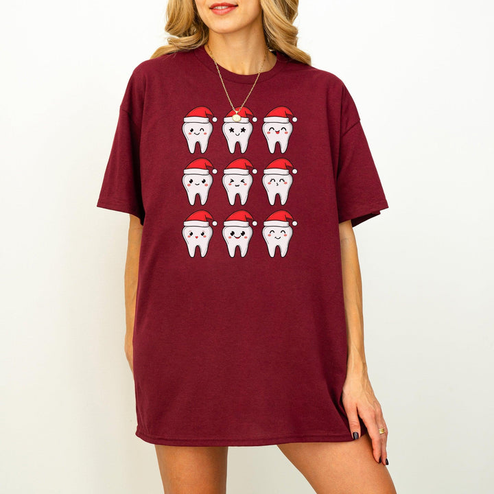 Weihnachtszahn-Shirt | Ideales Geschenk für Zahnärzte-FaceeCo