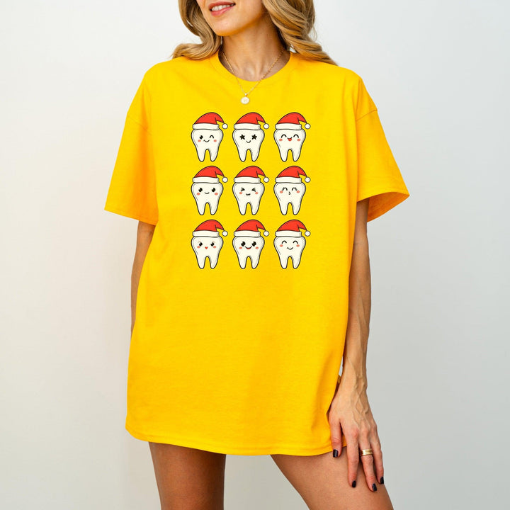 Weihnachtszahn-Shirt | Ideales Geschenk für Zahnärzte-FaceeCo