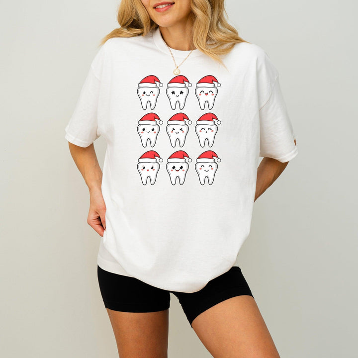 Weihnachtszahn-Shirt | Ideales Geschenk für Zahnärzte-FaceeCo