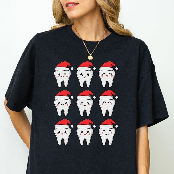 Weihnachtszahn-Shirt | Ideales Geschenk für Zahnärzte-FaceeCo