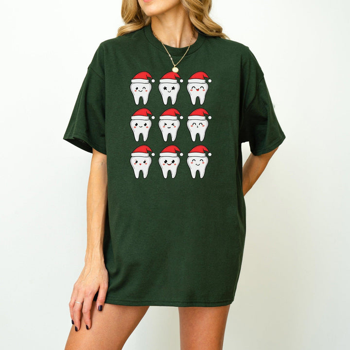 Weihnachtszahn-Shirt | Ideales Geschenk für Zahnärzte-FaceeCo