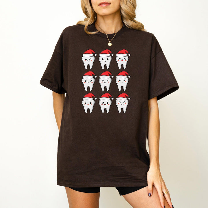 Weihnachtszahn-Shirt | Ideales Geschenk für Zahnärzte-FaceeCo