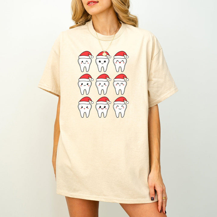 Weihnachtszahn-Shirt | Ideales Geschenk für Zahnärzte-FaceeCo