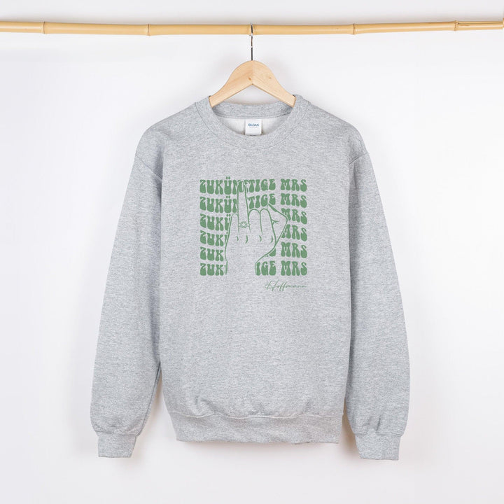 Zukünftige Mrs. Pullover – personalisiert mit Namen-FaceeCo