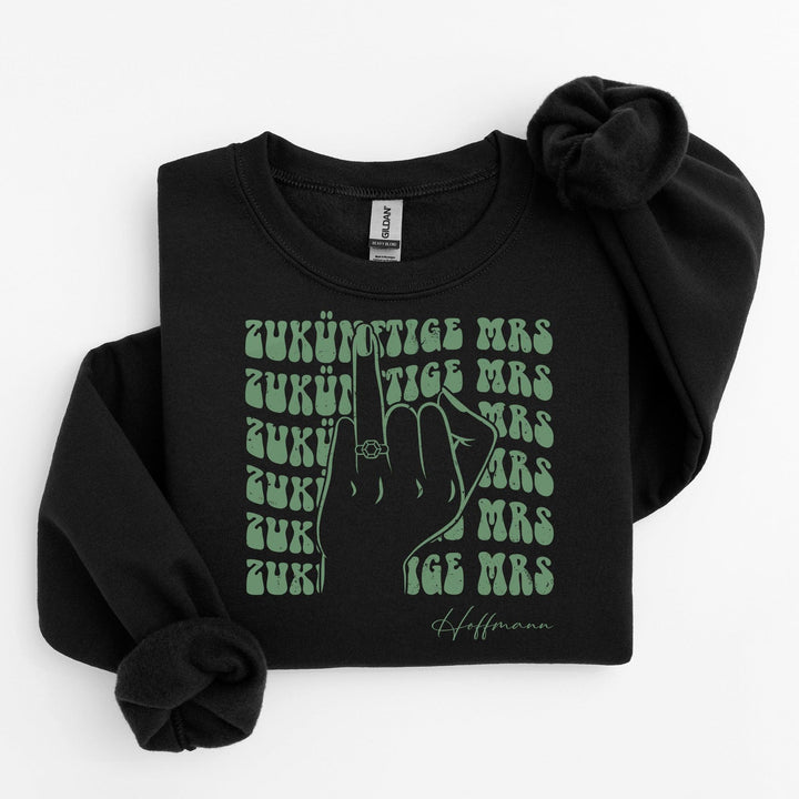 Zukünftige Mrs. Pullover – personalisiert mit Namen-FaceeCo